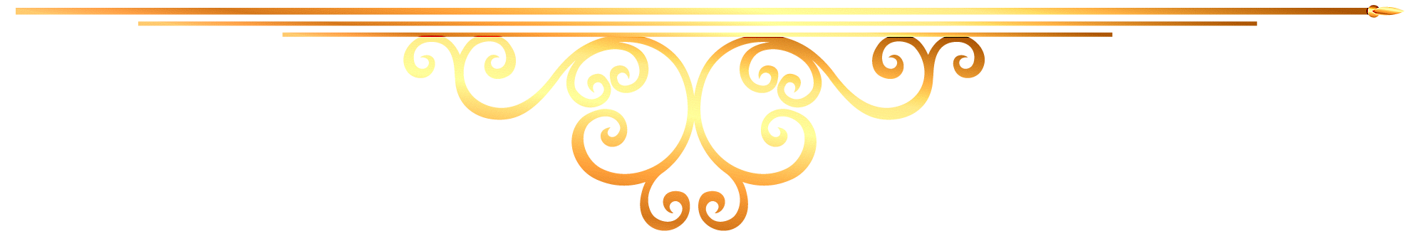 A text golden decoration.